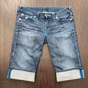 True Religion Jean Shorts